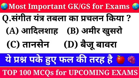 GK GS In Hindi .